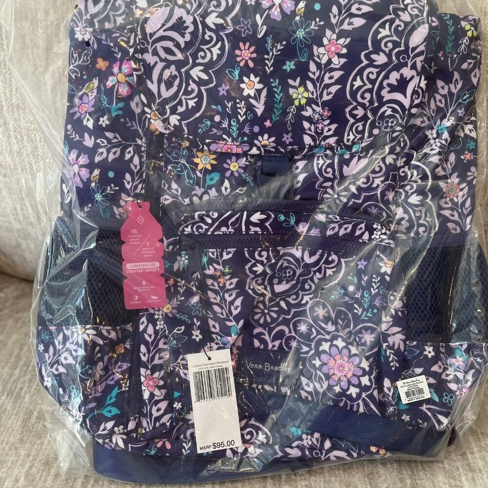 Vera Bradley ReActive Daytripper Backpack - Belle Paisley